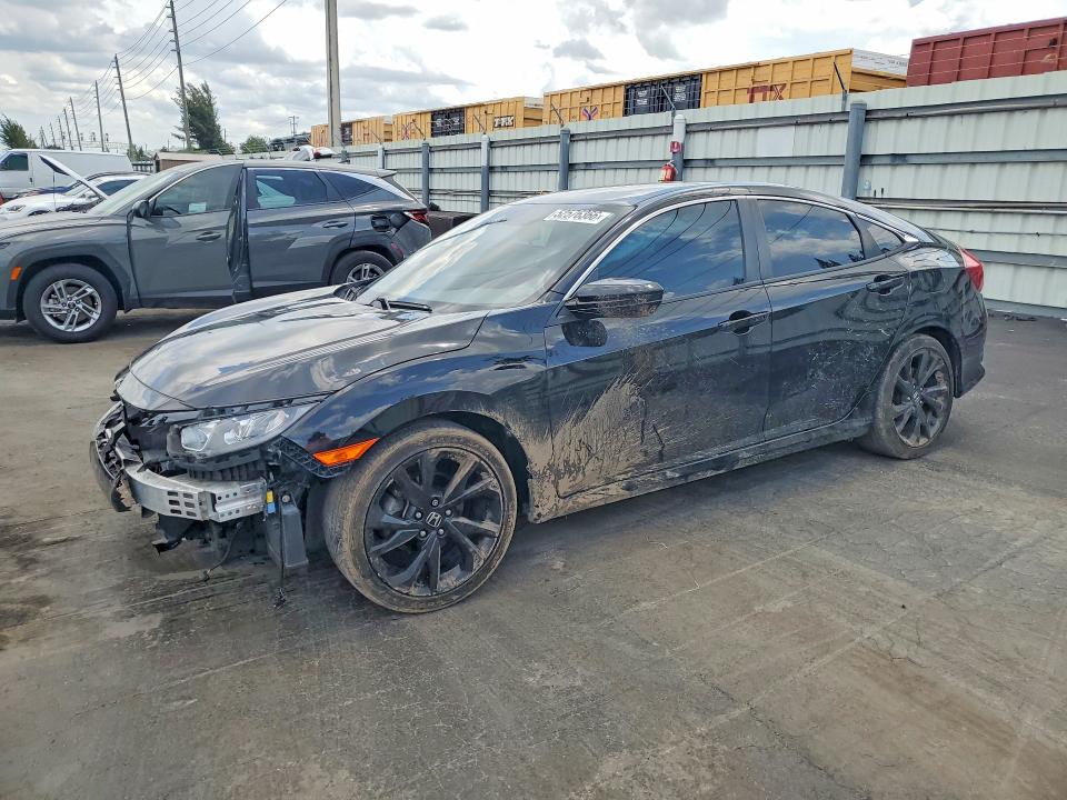 HONDA CIVIC 2019 z numerem VIN 2HGFC2F83KH566874 - Zdjęcie z aukcji