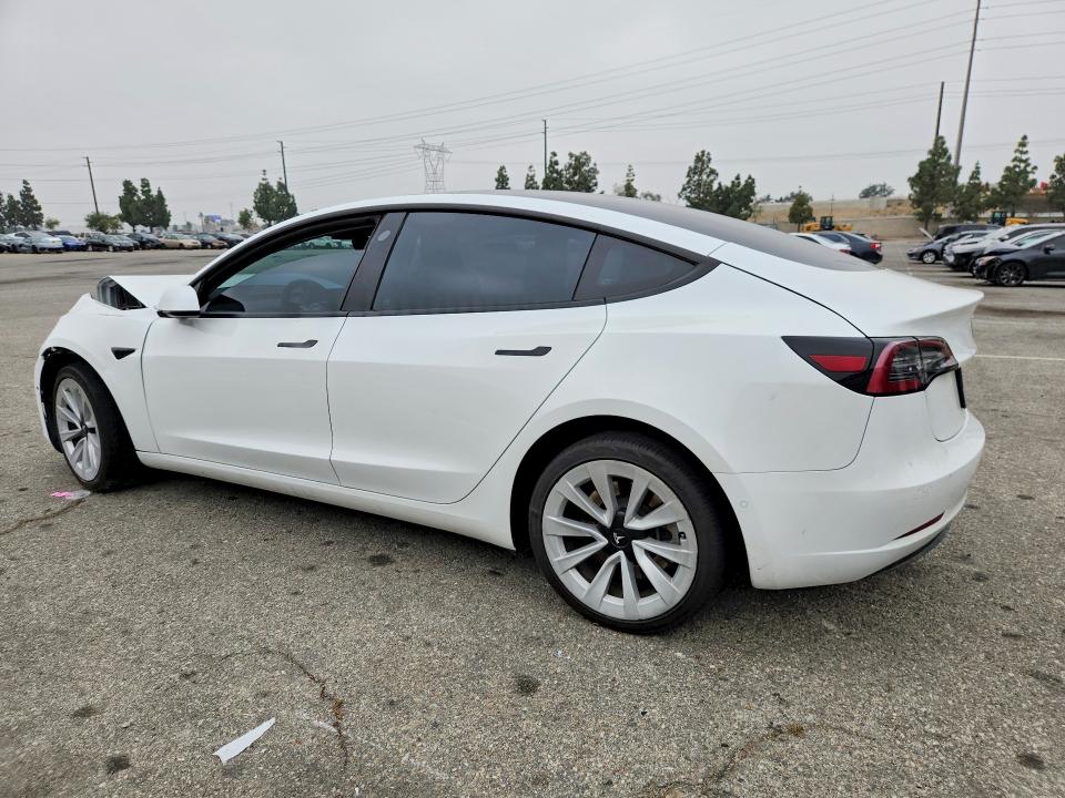 Photo 2 from auction – 2021 TESLA MODEL 3 with VIN 5YJ3E1EA0MF070675