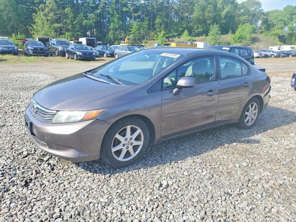 HONDA CIVIC 2012 with VIN 2HGFB2E5XCH513648 - Photo from auction