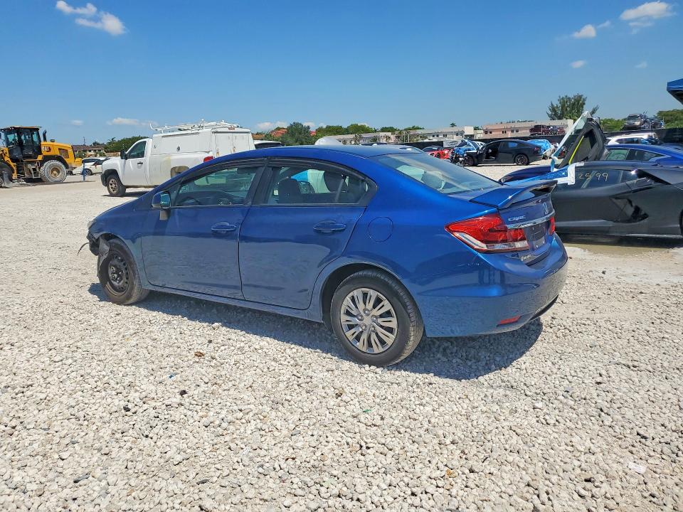 Photo 2 from auction – 2013 HONDA CIVIC with VIN 19XFB2F57DE086116