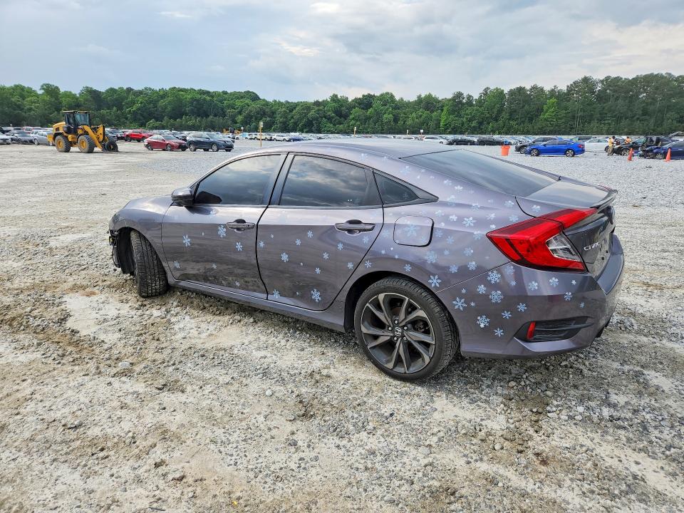 Photo 2 from auction – 2019 HONDA CIVIC with VIN 19XFC2F81KE009729
