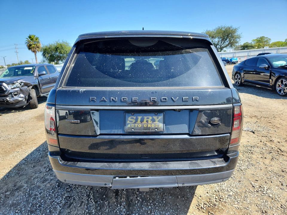 Photo 6 from auction – 2016 LAND ROVER RANGE ROVER with VIN SALGS2KF0GA301578