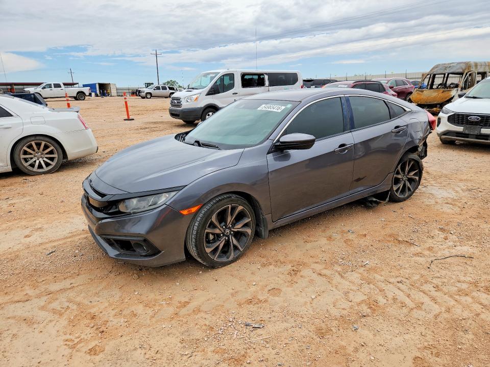 HONDA CIVIC 2021 with VIN 2HGFC2F81MH548232 - Photo from auction