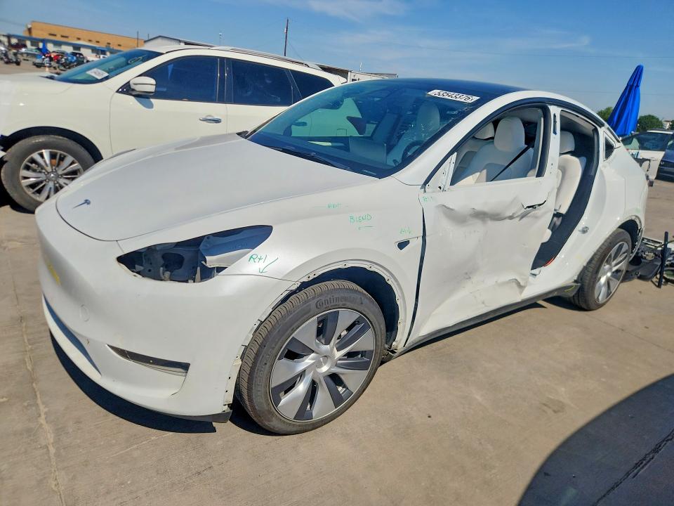 TESLA MODEL Y 2023 with VIN 7SAYGDEE8PA095431 - Photo from auction
