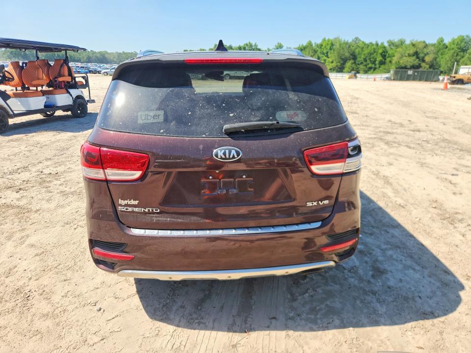 Photo 6 from auction – 2016 KIA SORENTO with VIN 5XYPK4A54GG003384