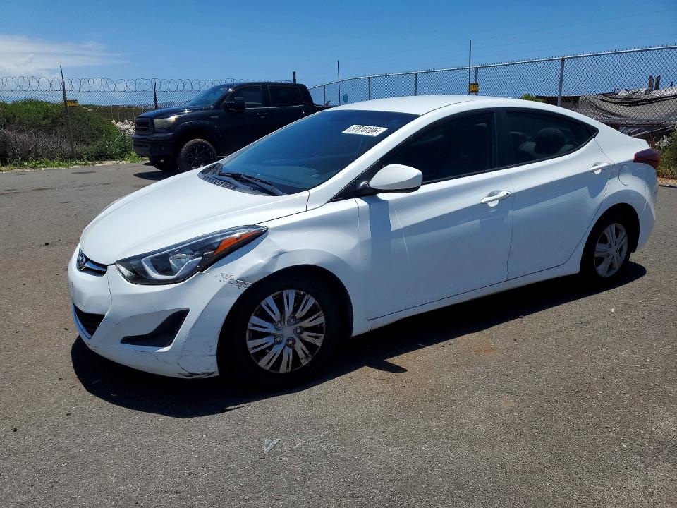 HYUNDAI ELANTRA 2016 with VIN 5NPDH4AE9GH769105 - Photo from auction