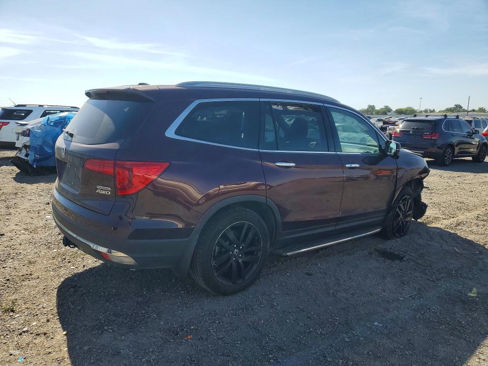 Photo 3 from auction – 2017 HONDA PILOT with VIN 5FNYF6H90HB074104