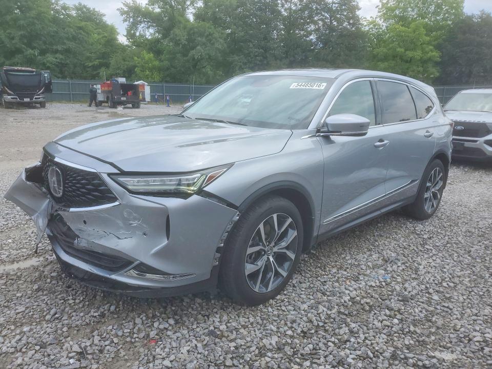 ACURA MDX 2022 with VIN 5J8YE1H48NL007237 - Photo from auction