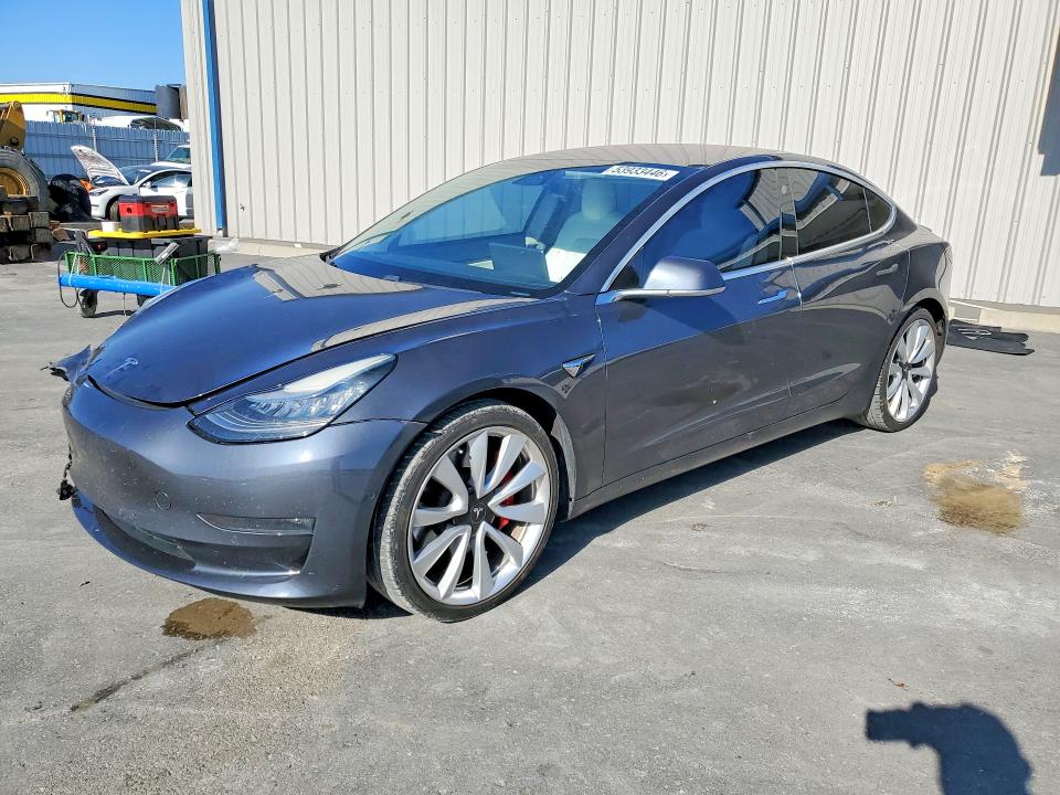 TESLA MODEL 3 2018 with VIN 5YJ3E1EBXJF079372 - Photo from auction