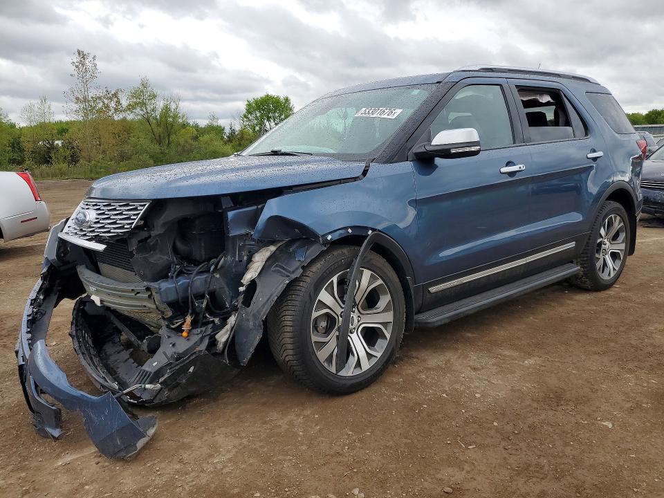 FORD EXPLORER 2018 with VIN 1FM5K8HT1JGB98296 - Photo from auction