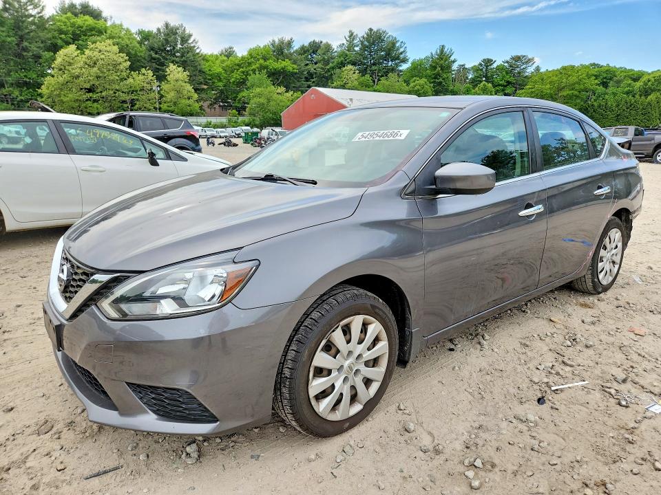 NISSAN SENTRA 2017 with VIN 3N1AB7AP9HL647405 - Photo from auction