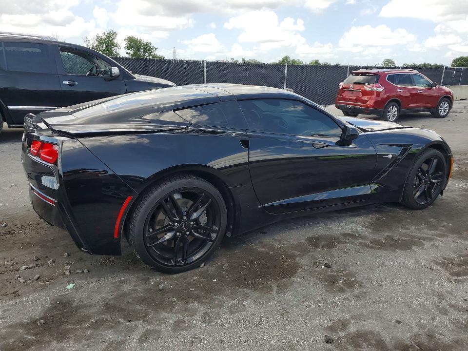 Photo 3 from auction – 2019 CHEVROLET CORVETTE with VIN 1G1YB2D72K5115505