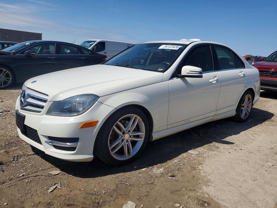 MERCEDES-BENZ C 2012 with VIN WDDGF8BB9CR240762 - Photo from auction