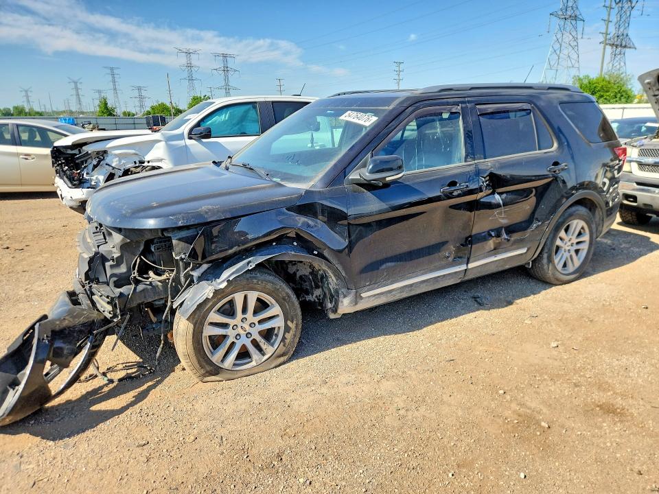 FORD EXPLORER 2018 with VIN 1FM5K8D86JGA66183 - Photo from auction