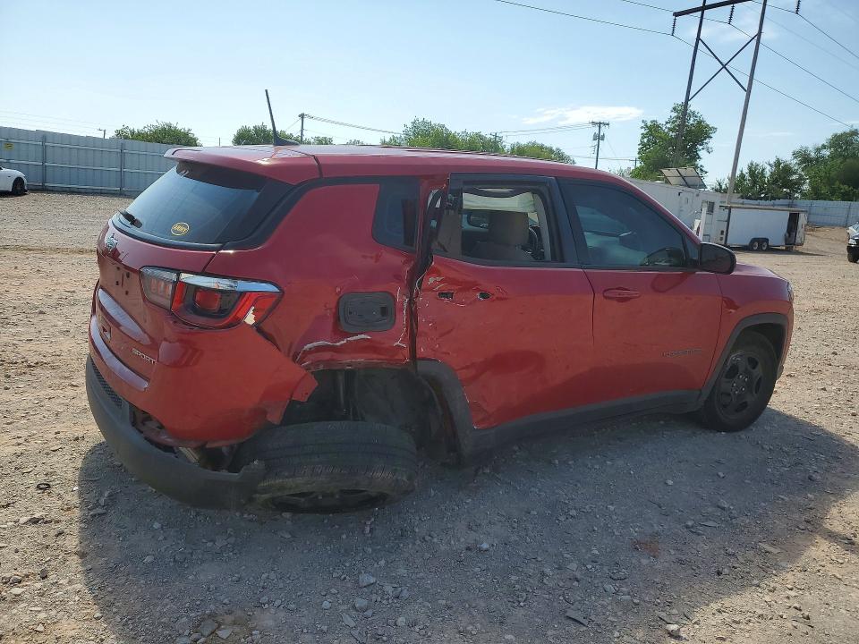 Photo 3 from auction – 2020 JEEP COMPASS with VIN 3C4NJCABXLT134073