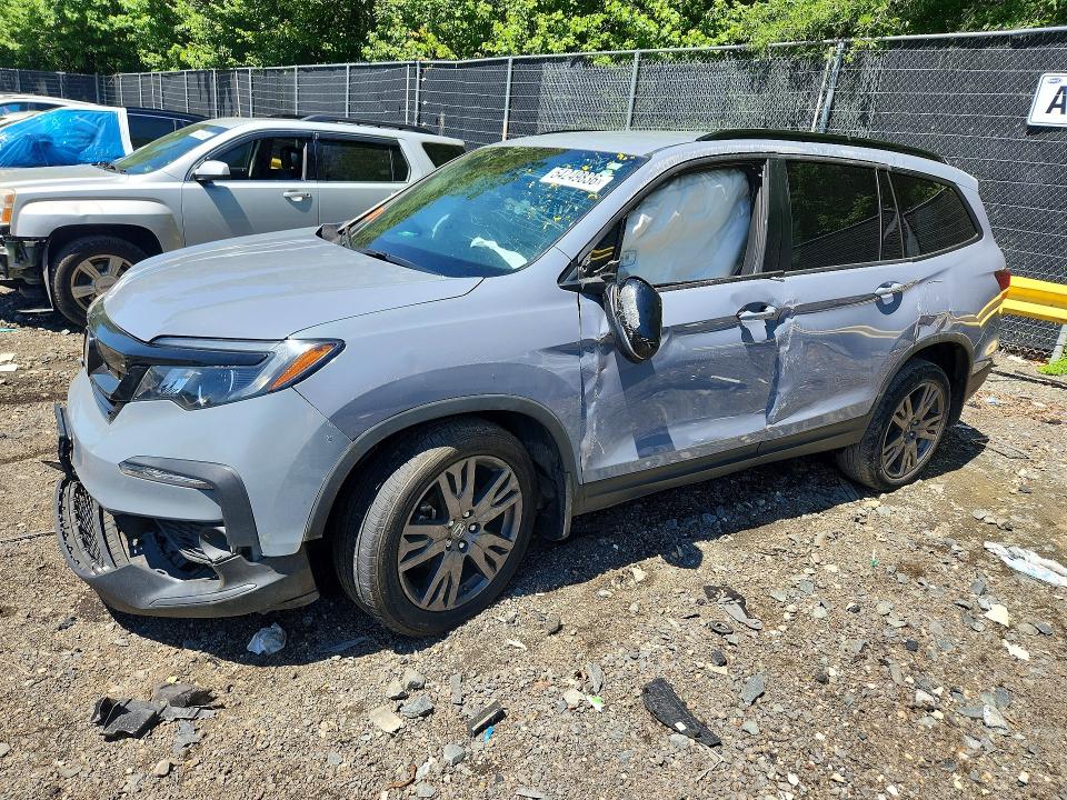 HONDA PILOT 2022 with VIN 5FNYF6H31NB046271 - Photo from auction