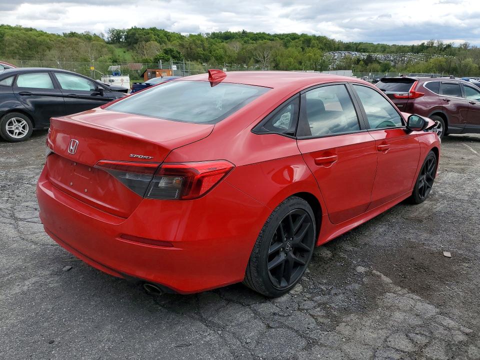 Photo 3 from auction – 2022 HONDA CIVIC with VIN 2HGFE2F5XNH597978