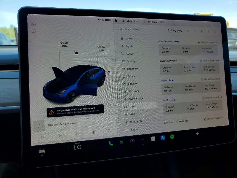 Photo 9 from auction – 2021 TESLA MODEL 3 with VIN 5YJ3E1EA7MF853525