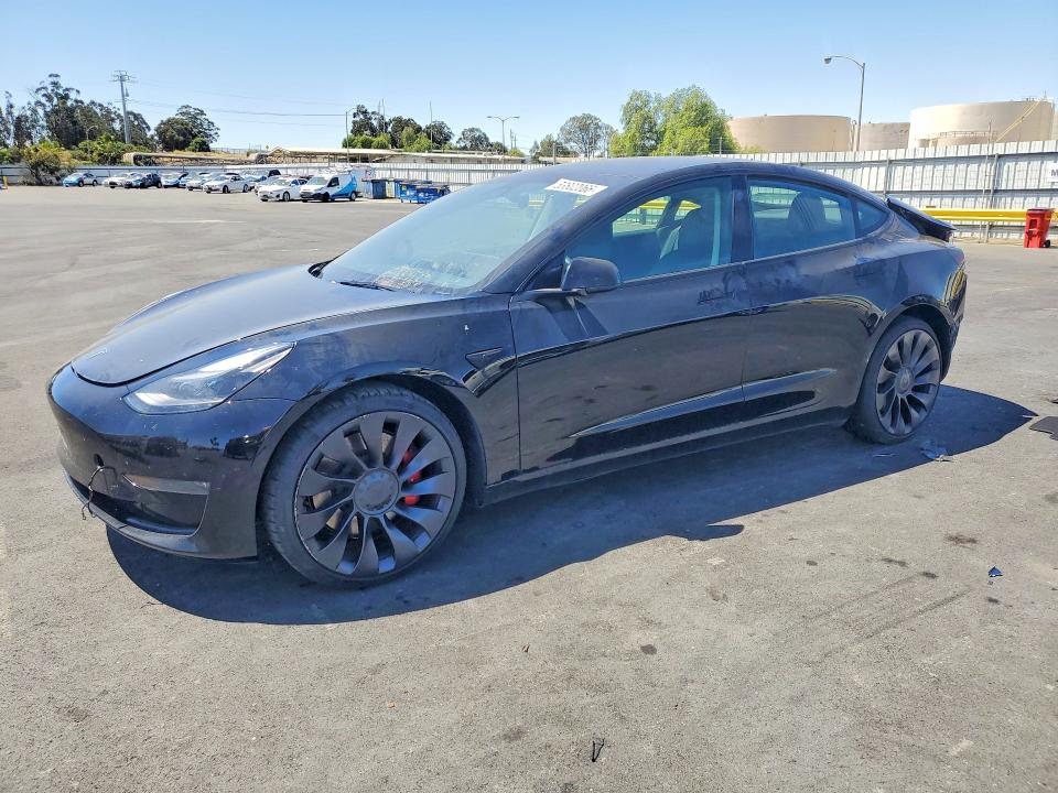 TESLA MODEL 3 2023 with VIN 5YJ3E1EC7PF707759 - Photo from auction