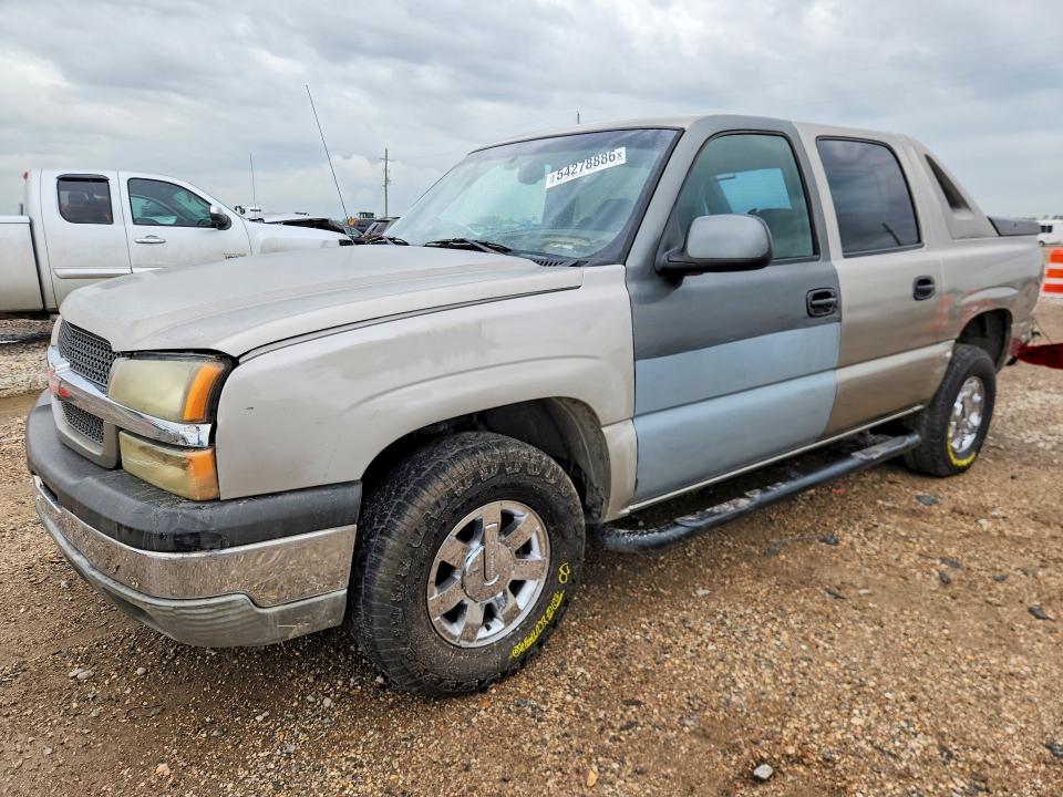 Photo 1 from auction – 2003 CHEVROLET AVALANCHE with VIN 3GNEC13T03G252928