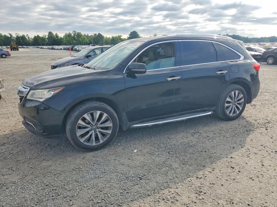 ACURA MDX 2014 with VIN 5FRYD4H41EB027124 - Photo from auction