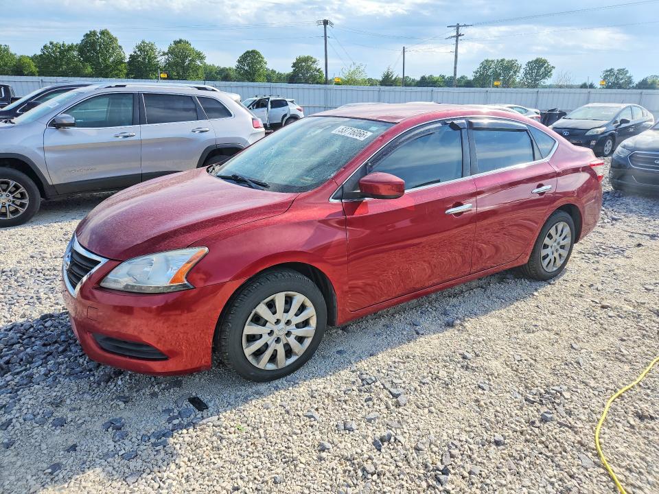Photo 1 from auction – 2014 NISSAN SENTRA with VIN 3N1AB7AP9EL645021