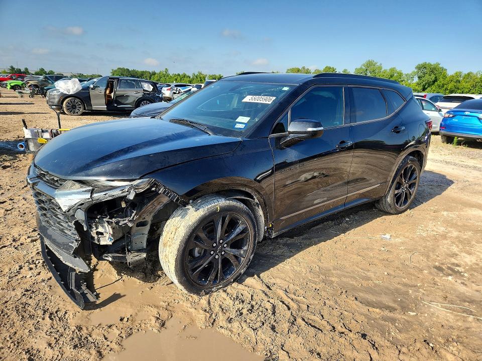 CHEVROLET BLAZER 2020 with VIN 3GNKBERSXLS670857 - Photo from auction