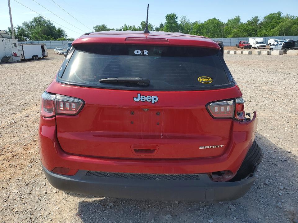 Photo 6 from auction – 2020 JEEP COMPASS with VIN 3C4NJCABXLT134073