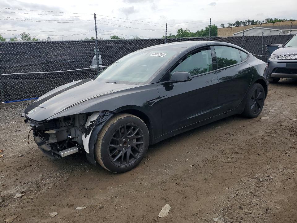 TESLA MODEL 3 2024 with VIN 5YJ3E1EA9RF860578 - Photo from auction