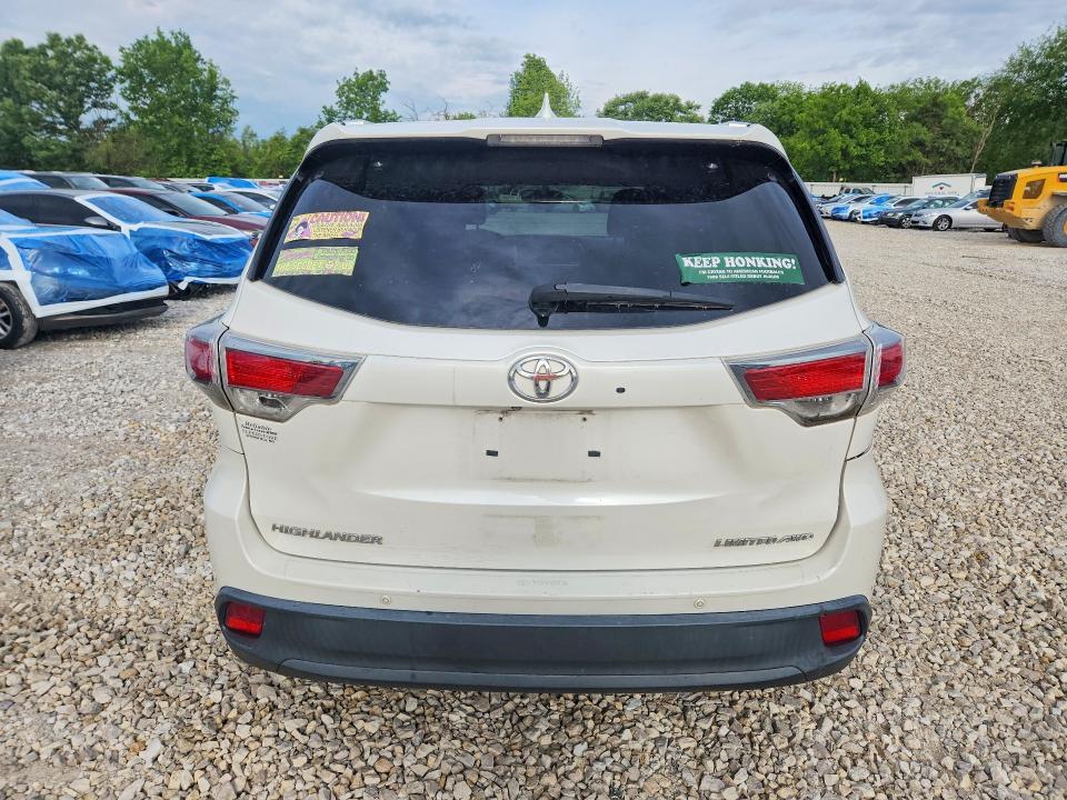 Photo 6 from auction – 2014 TOYOTA HIGHLANDER with VIN 5TDDKRFH2ES032322