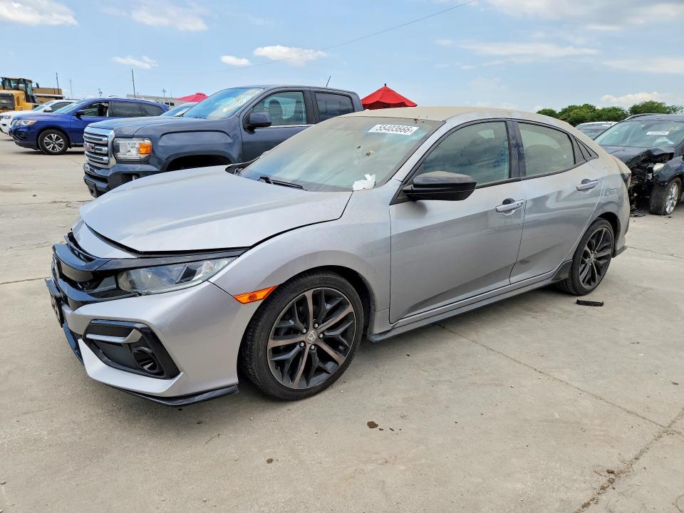 HONDA CIVIC 2020 with VIN SHHFK7H45LU224521 - Photo from auction