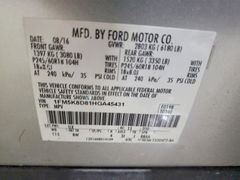 Photo 14 from auction – 2017 FORD EXPLORER with VIN 1FM5K8D81HGA45431