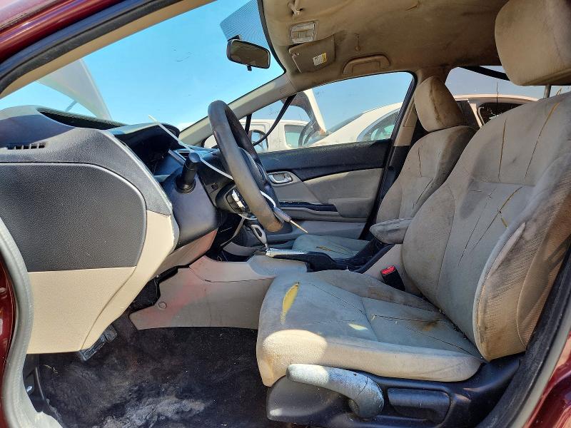 Photo 7 from auction – 2013 HONDA CIVIC with VIN 19XFB2F53DE282313
