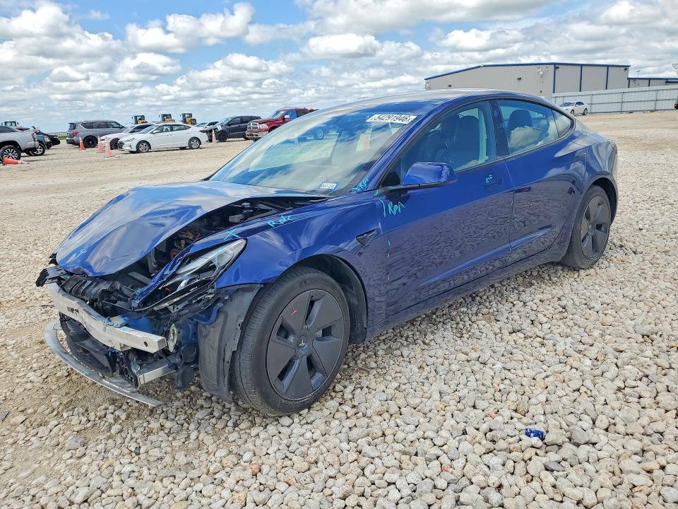 TESLA MODEL 3 2022 with VIN 5YJ3E1EB8NF179993 - Photo from auction