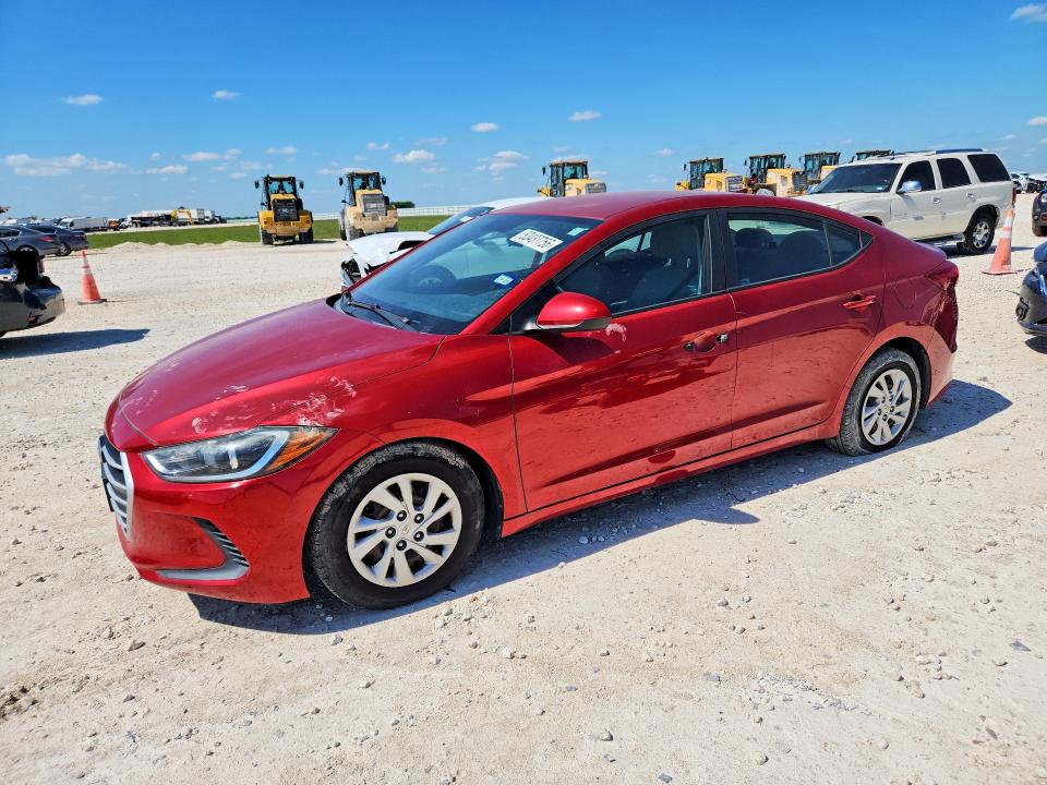HYUNDAI ELANTRA 2017 with VIN 5NPD74LF9HH129499 - Photo from auction