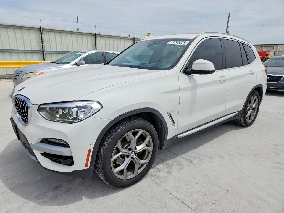 Photo 1 from auction – 2020 BMW X3 with VIN 5UXTY3C0XL9B76008