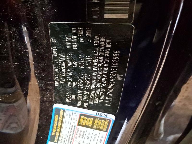 Photo 14 from auction – 2022 KIA CARNIVAL with VIN KNDNB4H36N6102686