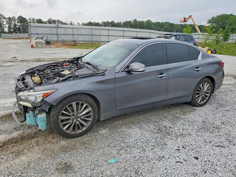 INFINITI Q50 2018 with VIN JN1EV7AR9JM445363 - Photo from auction