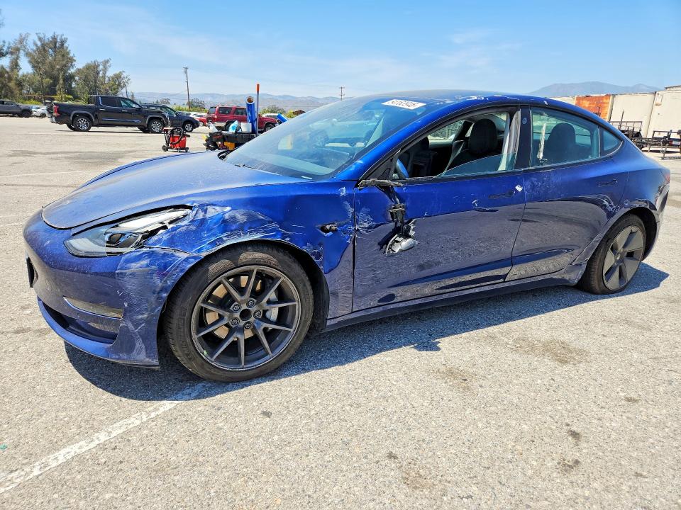 TESLA MODEL 3 2021 with VIN 5YJ3E1EA2MF015791 - Photo from auction