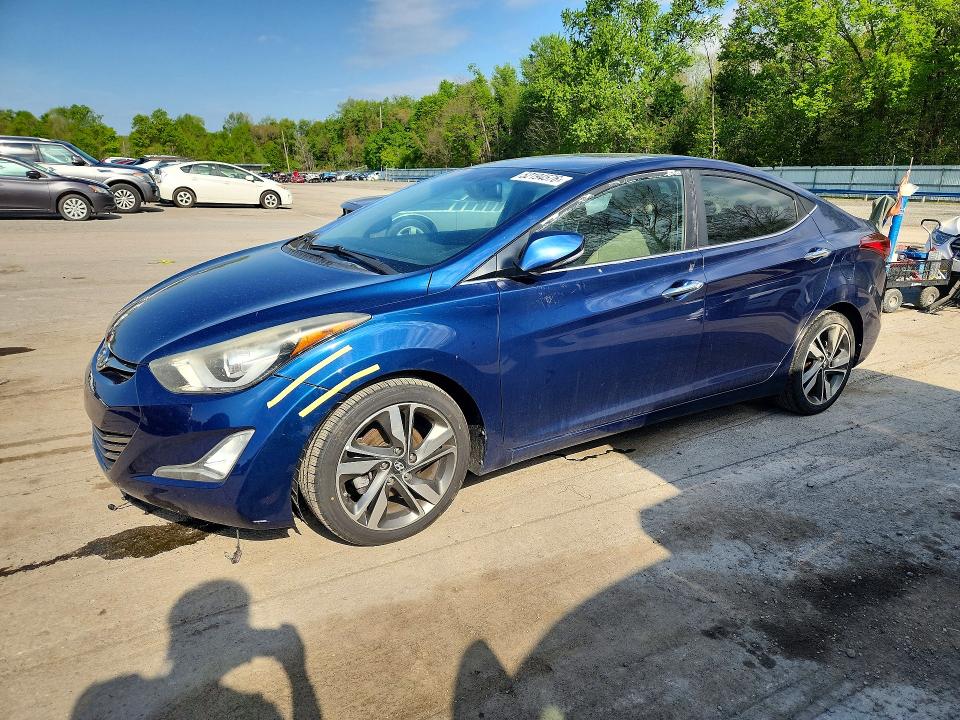 HYUNDAI ELANTRA 2015 with VIN 5NPDH4AE4FH643541 - Photo from auction
