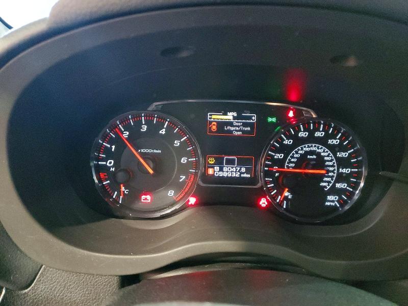 Photo 9 from auction – 2019 SUBARU WRX with VIN JF1VA1C66K9801805