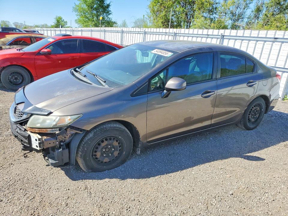 HONDA CIVIC 2013 with VIN 2HGFB2F44DH002914 - Photo from auction