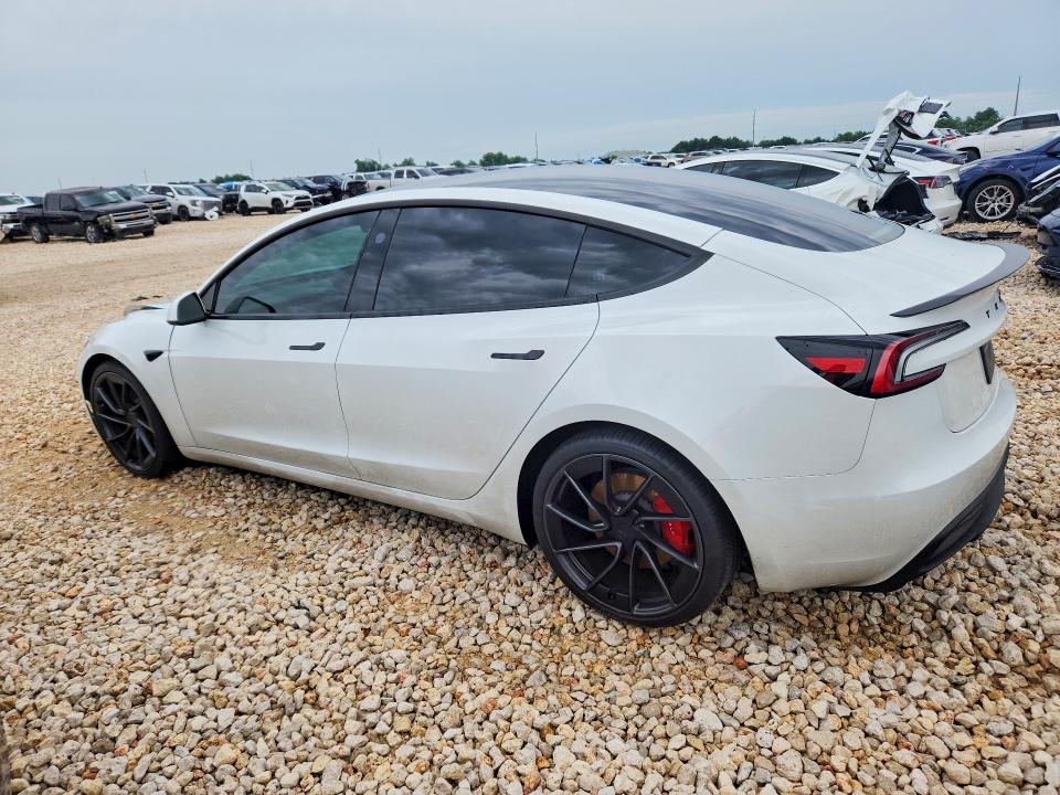 Photo 2 from auction – 2025 TESLA MODEL 3 with VIN 5YJ3E1ET9SF077851