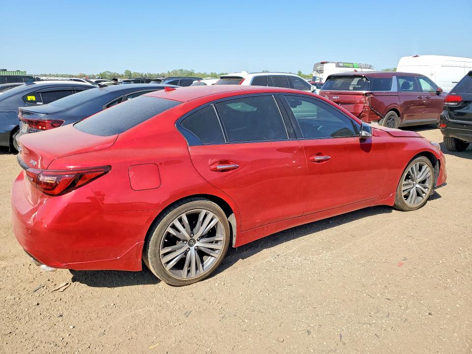 Photo 3 from auction – 2023 INFINITI Q50 with VIN JN1EV7CR2PM542345