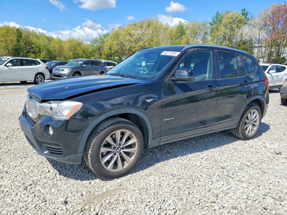 BMW X3 2015 with VIN 5UXWX9C55F0D58108 - Photo from auction