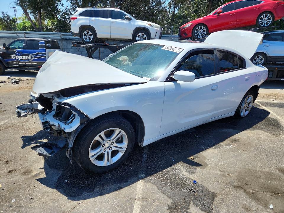 DODGE CHARGER 2022 with VIN 2C3CDXBG1NH157225 - Photo from auction