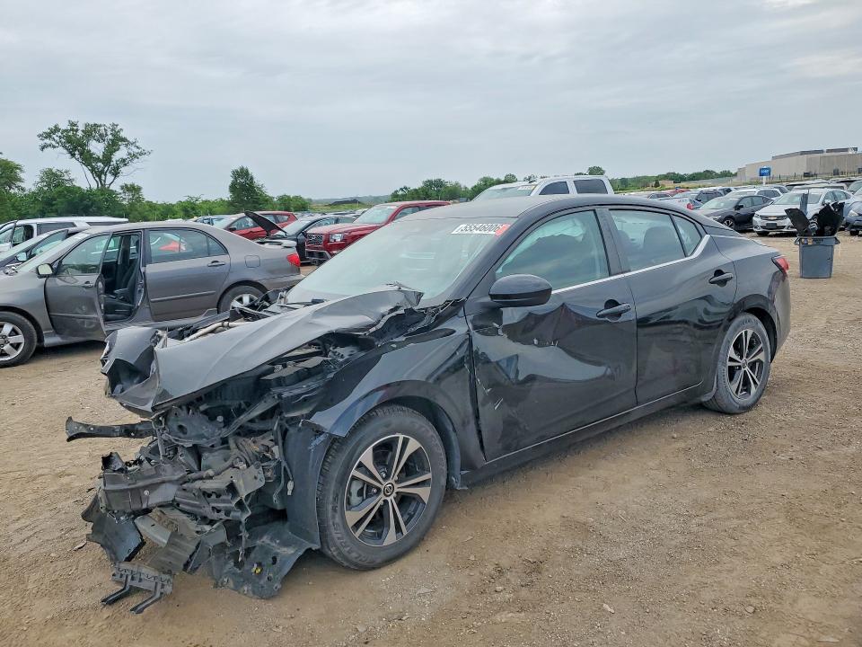 NISSAN SENTRA 2021 with VIN 3N1AB8CV6MY225381 - Photo from auction