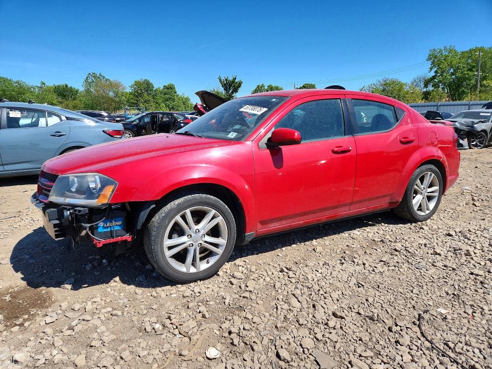 DODGE AVENGER 2013 with VIN 1C3CDZCB8DN630493 - Photo from auction
