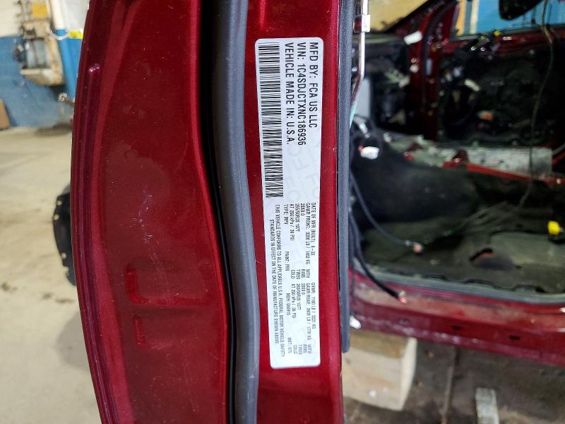 Zdjęcie 14 z aukcji – 2022 DODGE DURANGO z VIN 1C4SDJCTXNC186936