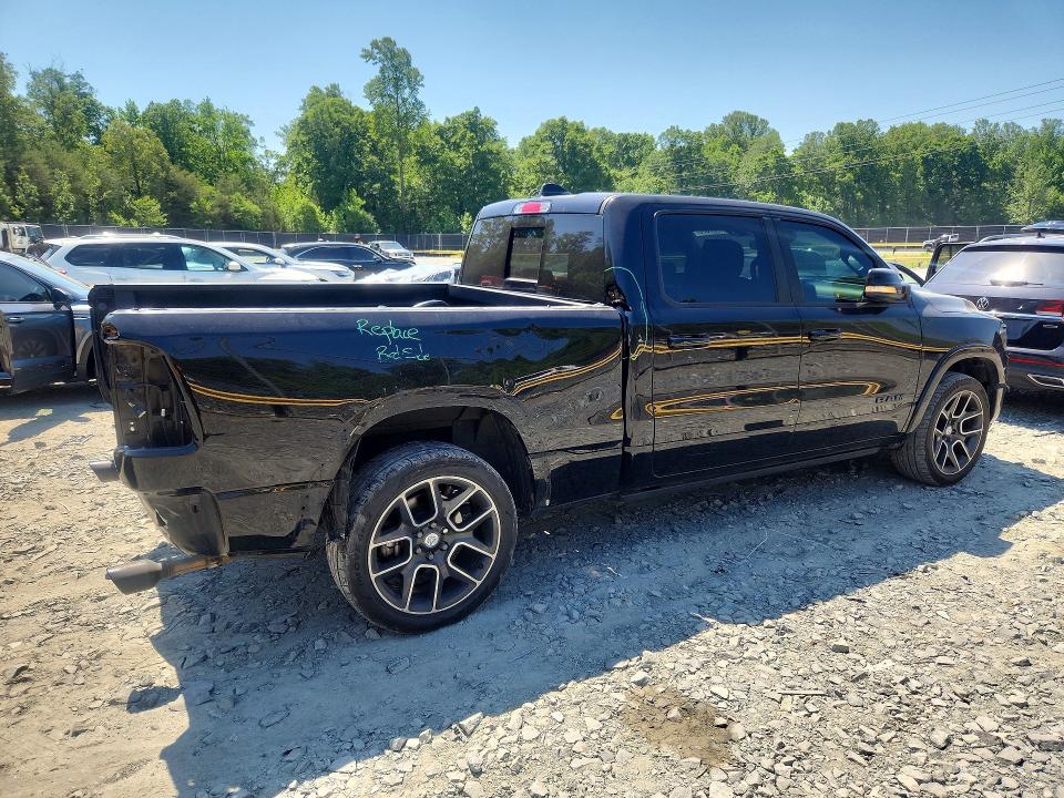 Photo 3 from auction – 2019 RAM 1500 with VIN 1C6SRFRT9KN787851